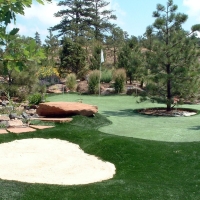 Faux Grass Coto De Caza, California Putting Green Grass, Backyard Design