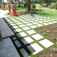 Grass Carpet Huntington Beach, California Paver Patio, Pavers