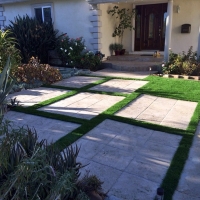 Synthetic Lawn Las Flores, California Roof Top, Front Yard