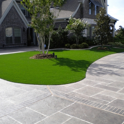 Artificial Grass Carpet Anaheim, California Landscape Rock, Front Yard Design