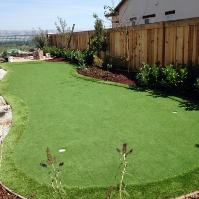 Artificial Grass Installation Stanton, California Backyard Putting Green, Backyards