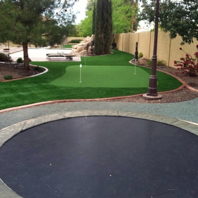 Artificial Turf Fountain Valley, California Putting Greens, Backyard Makeover