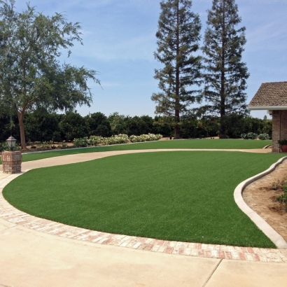 Artificial Turf Installation Midway City, California Paver Patio, Front Yard Design