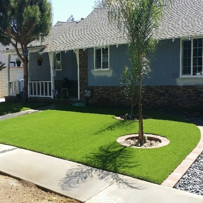 Fake Turf Anaheim, California Roof Top, Small Front Yard Landscaping