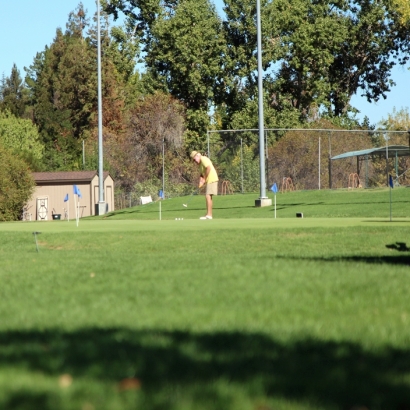 Grass Turf Lake Forest, California Home Putting Green, Commercial Landscape