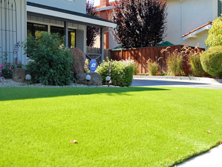 Fake Grass Irvine, California Landscape Design, Front Yard Ideas