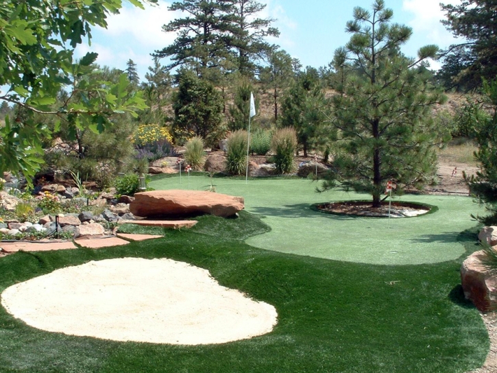 Faux Grass Coto De Caza, California Putting Green Grass, Backyard Design