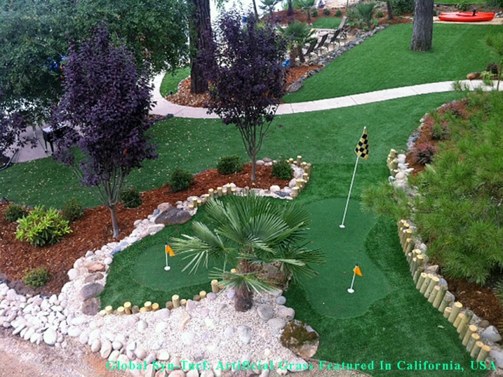 Grass Carpet Orange, California Putting Green Turf, Backyard Landscaping