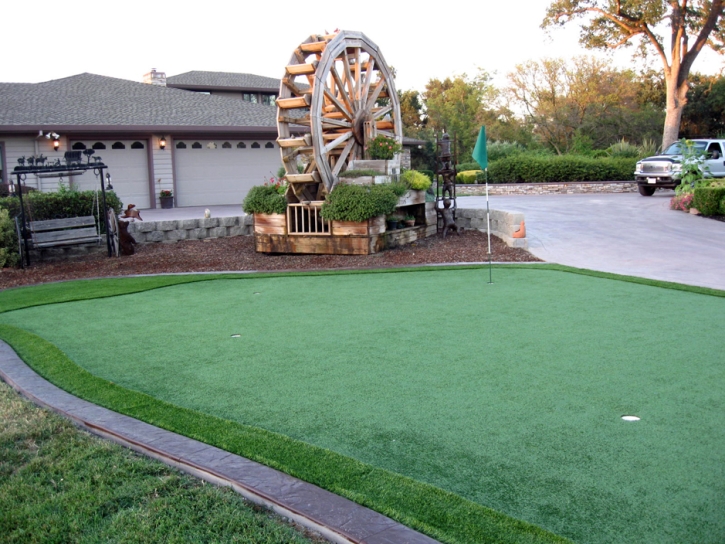 How To Install Artificial Grass Las Flores, California How To Build A Putting Green, Landscaping Ideas For Front Yard